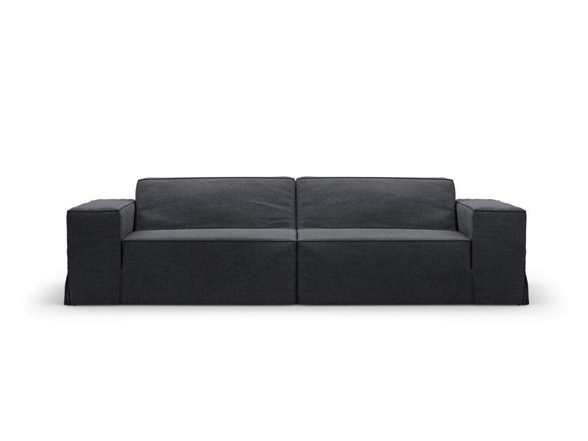 Jodie Modular Sofa 3 Sitzer mit abnehmbaren Bezug in Grey und Blue-LINS präsentiert im Onlineshop von KAQTU Design AG. 3er Sofa ist von Micadoni
