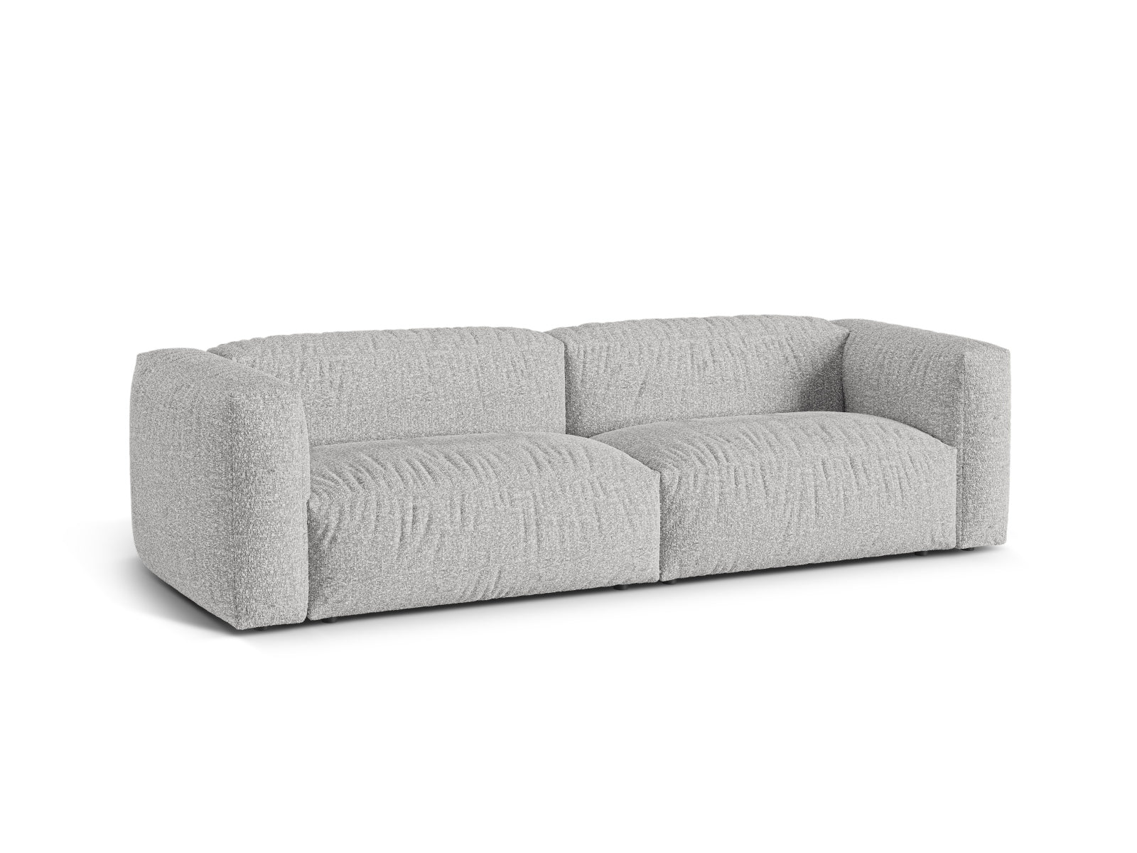 Modulares 3-Sitzer Sofa Martina von Micadoni, ideal für stilvolle Wohnzimmer, bietet Flexibilität und hohen Sitzkomfort in einem ansprechenden Look.