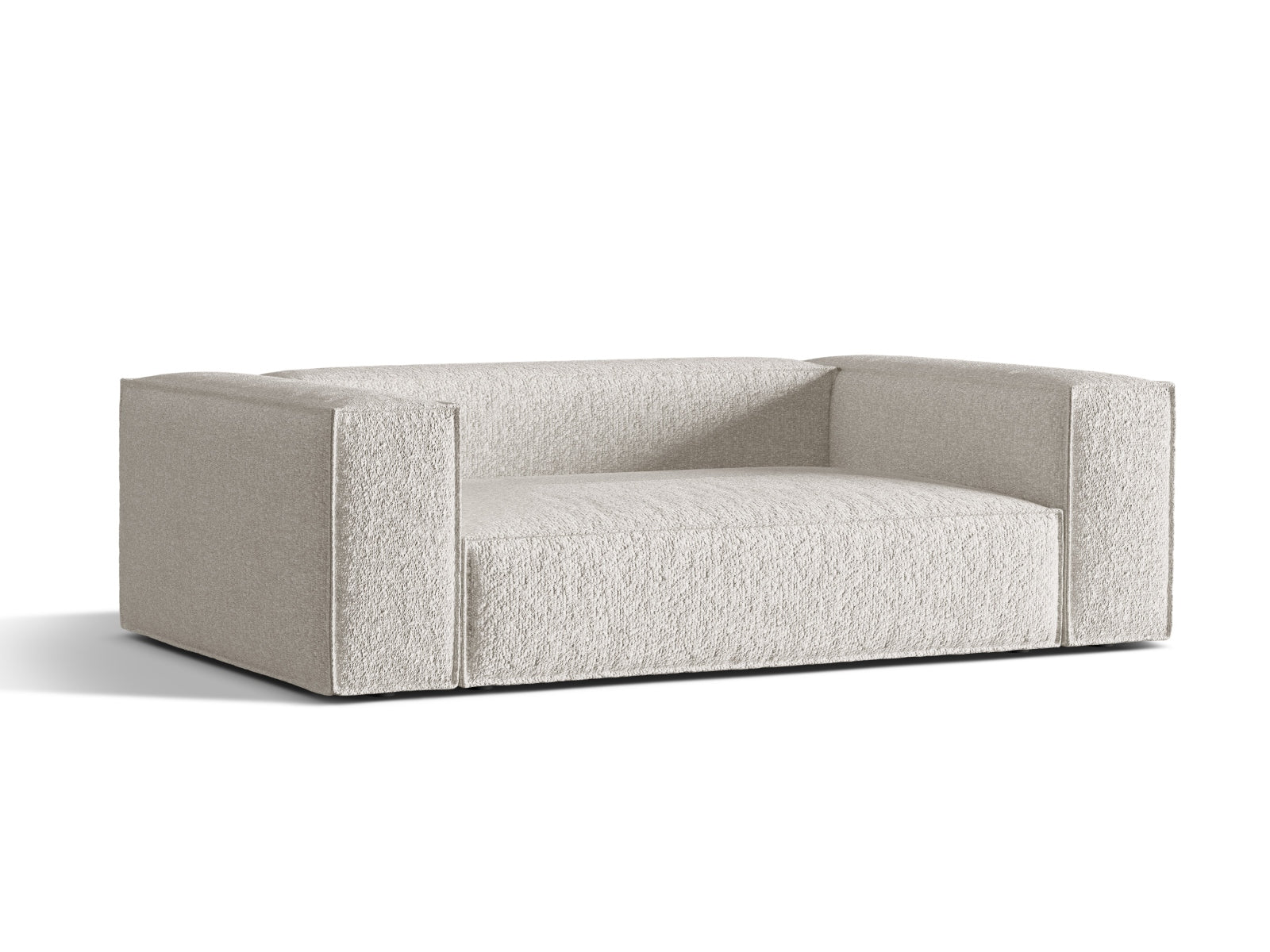 Elegantes Nuria Sofa 3 Sitzer in stilvollem Grey Beige Melange, ideal für moderne Wohnräume, präsentiert von Micadoni.