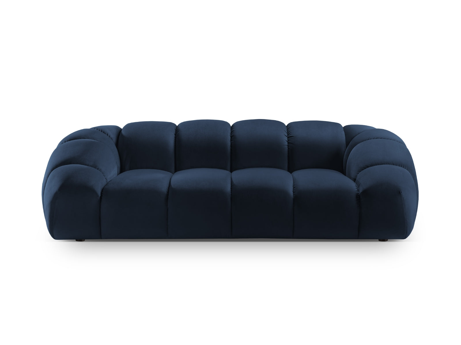 Diana Velour Sofa 3 Sitzer in Royal Blue-Salvador präsentiert im Onlineshop von KAQTU Design AG. 3er Sofa ist von Micadoni