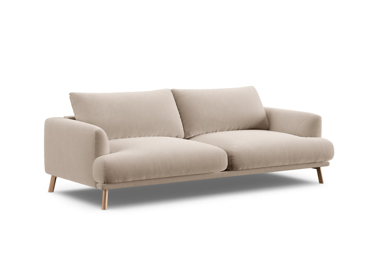 3-Sitzer Sofa Naomi in Beige-Salvador präsentiert im Onlineshop von KAQTU Design AG. 3er Sofa ist von Micadoni
