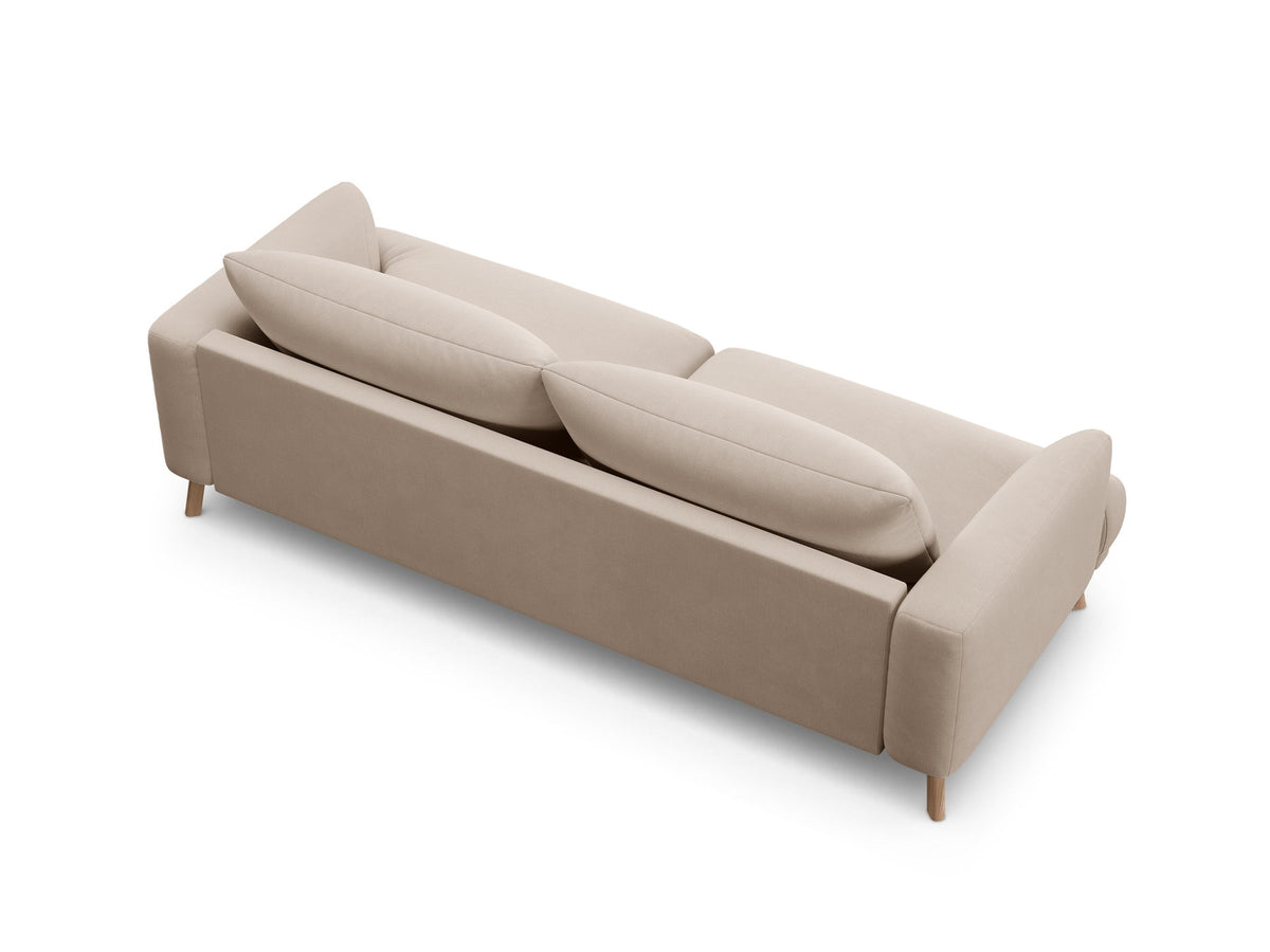 3-Sitzer Sofa Naomi in Beige-Salvador präsentiert im Onlineshop von KAQTU Design AG. 3er Sofa ist von Micadoni