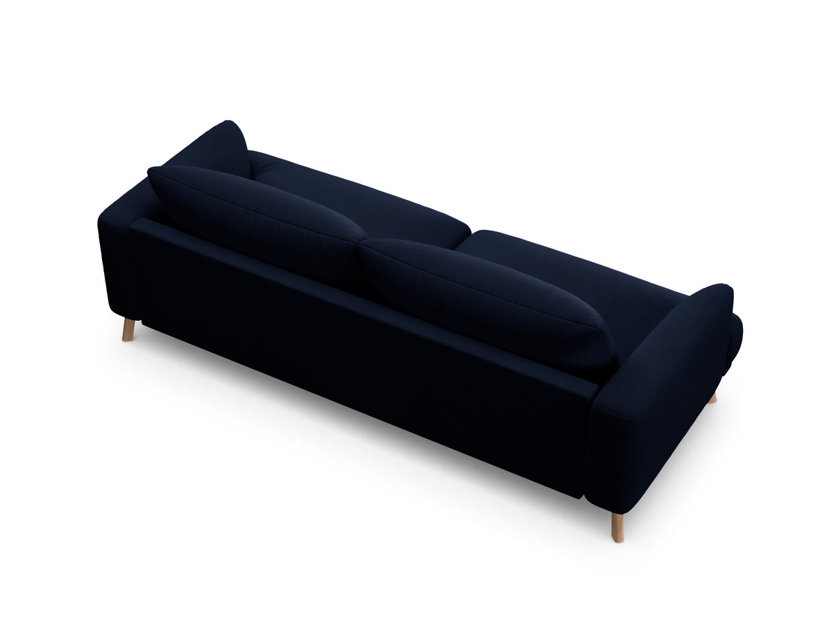 3-Sitzer Sofa Naomi in Royal Blue-Salvador präsentiert im Onlineshop von KAQTU Design AG. 3er Sofa ist von Micadoni