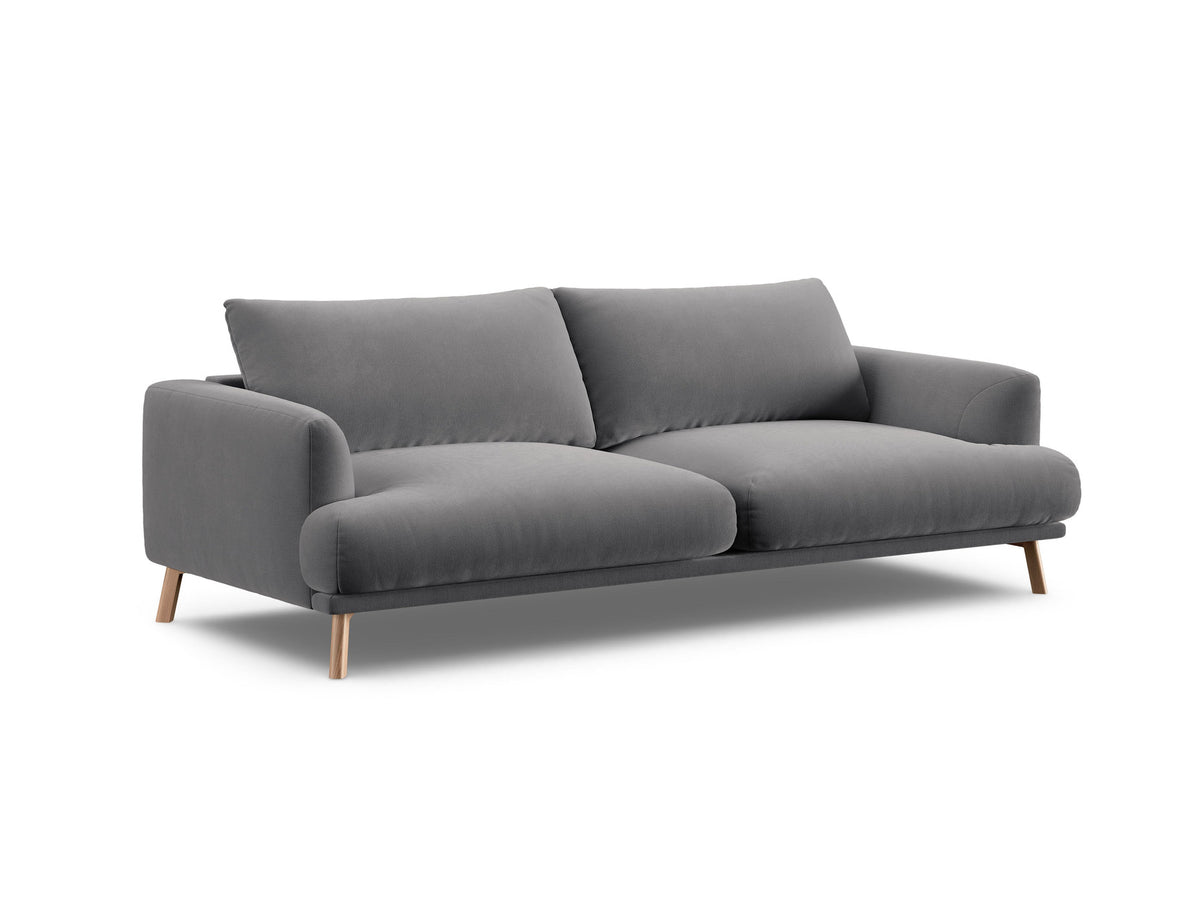 3-Sitzer Sofa Naomi in Grey-Salvador präsentiert im Onlineshop von KAQTU Design AG. 3er Sofa ist von Micadoni