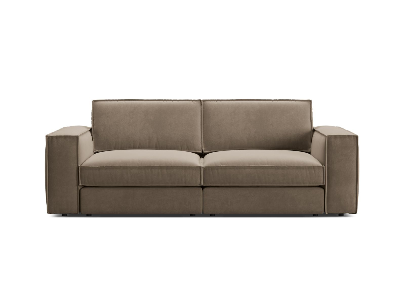 3-Sitzer Modular Sofa Pola in Grey Brown-Salvador präsentiert im Onlineshop von KAQTU Design AG. 3er Sofa ist von Micadoni