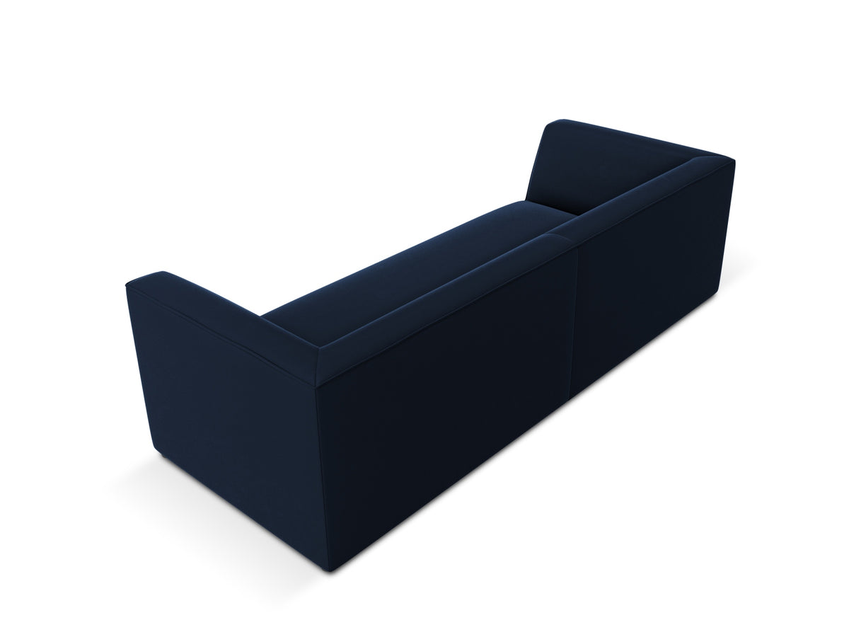 Ruby Velour Sofa 3 Sitzer in Royal Blue-Salvador präsentiert im Onlineshop von KAQTU Design AG. 3er Sofa ist von Micadoni
