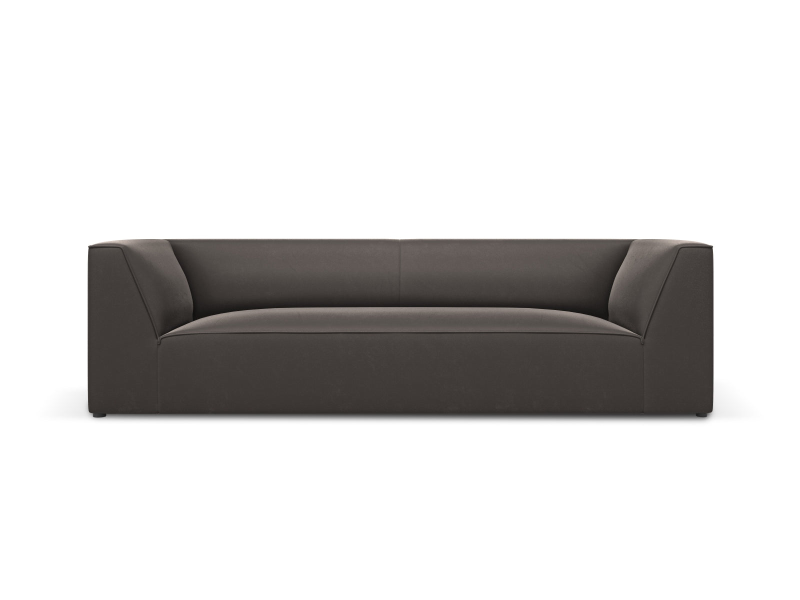 Ruby Velour Sofa 3 Sitzer in Dark Grey präsentiert im Onlineshop von KAQTU Design AG. 3er Sofa ist von Micadoni