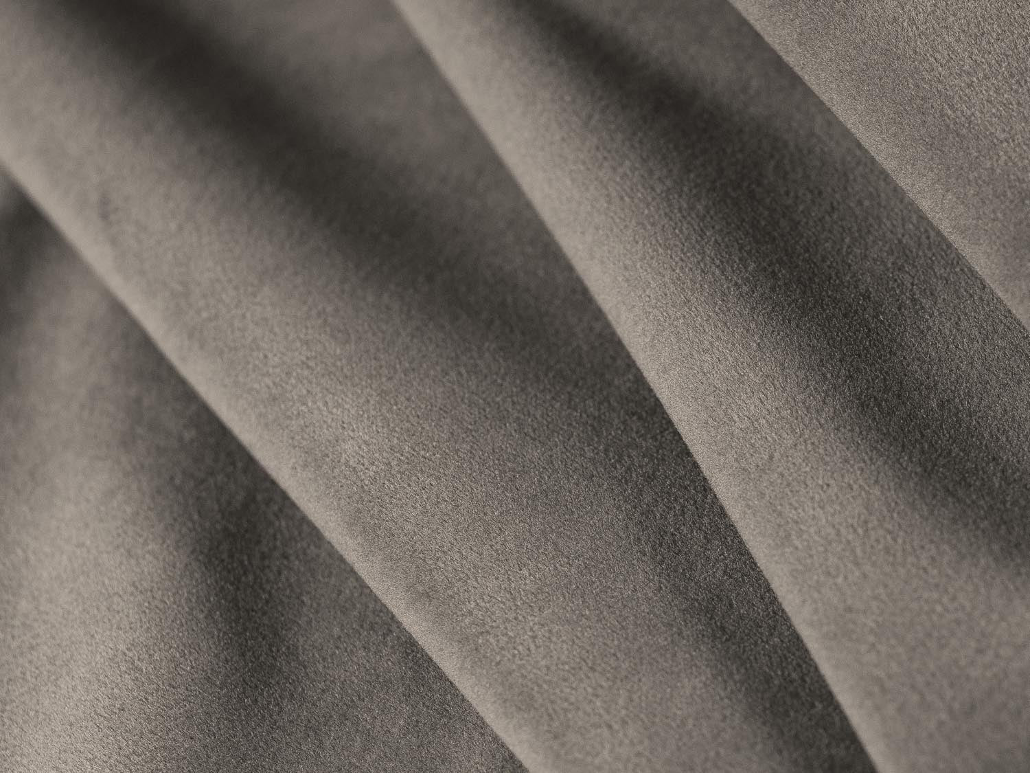 Elegantes 3-Sitzer Sofa Jodie Velour in zeitlosem Grau, ideal für gemütliche Abende und modernes Wohndesign.