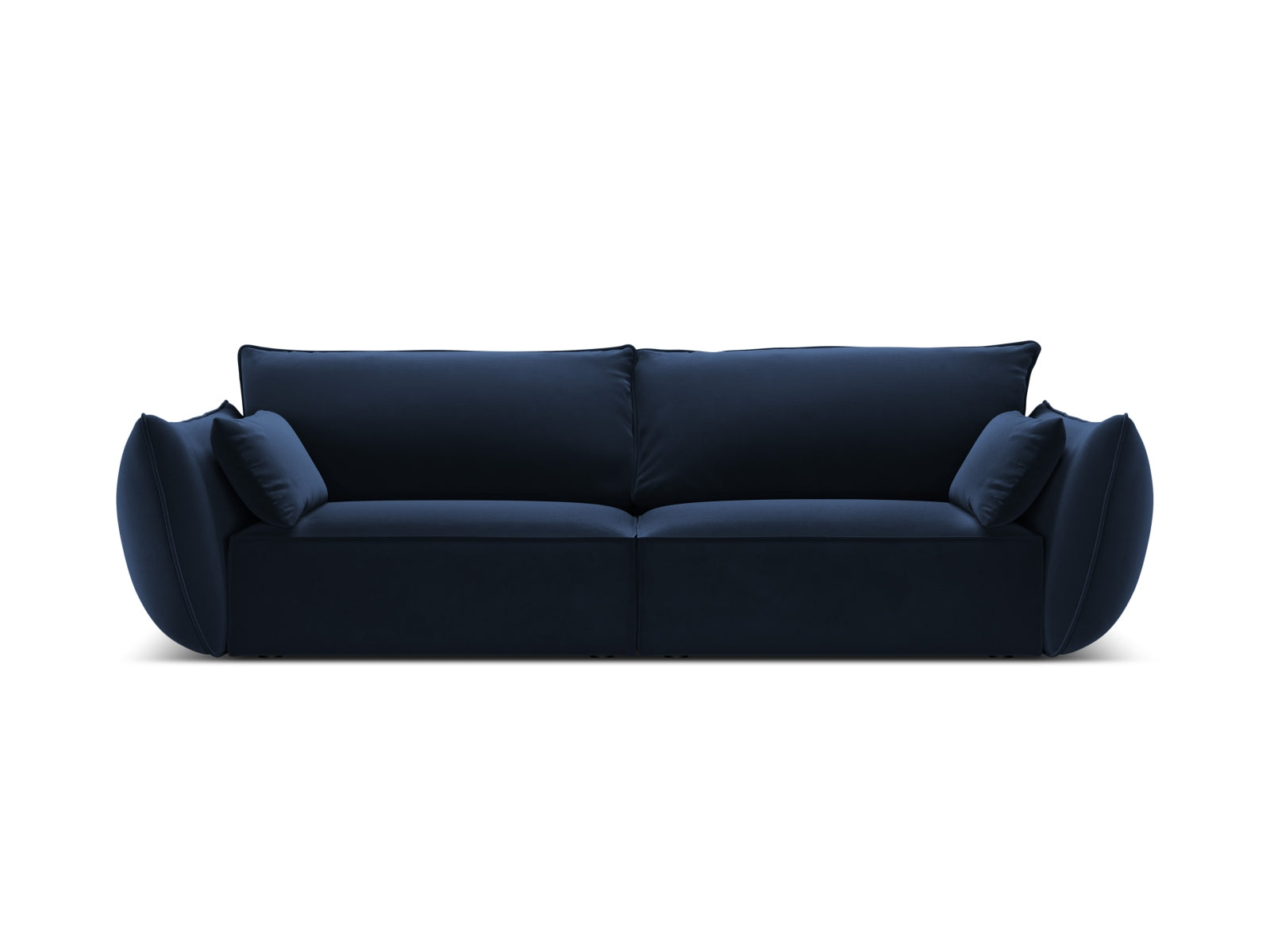 Kaelle Sofa 3 Sitzer in Royal Blue-Bluvel präsentiert im Onlineshop von KAQTU Design AG. 3er Sofa ist von Micadoni