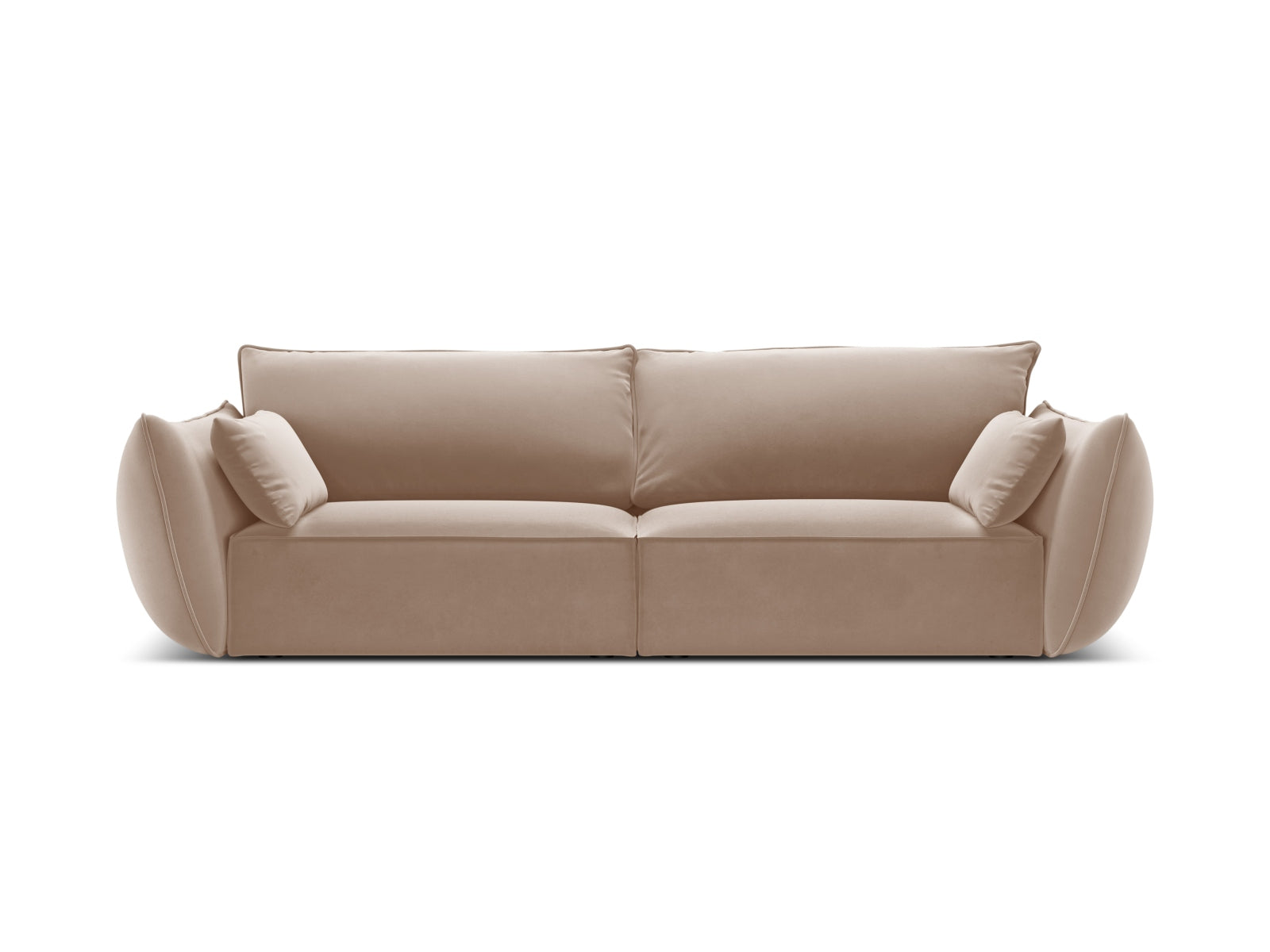 Kaelle Sofa 3 Sitzer in Beige-Bluvel präsentiert im Onlineshop von KAQTU Design AG. 3er Sofa ist von Micadoni