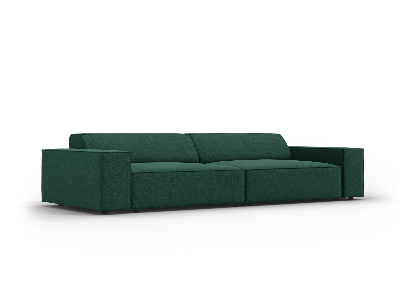 Modulares 3-Sitzer Sofa Jodie in ansprechendem Grünton, ideal für zeitgemäße Inneneinrichtungen von Micadoni.