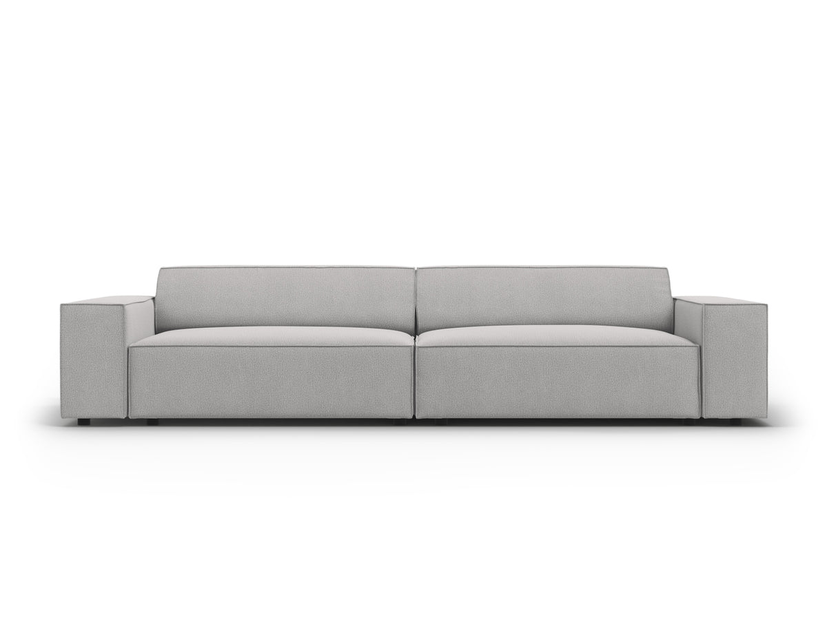 Jodie Modulares Sofa 3 Sitzer in Light Grey-Megan präsentiert im Onlineshop von KAQTU Design AG. 3er Sofa ist von Micadoni