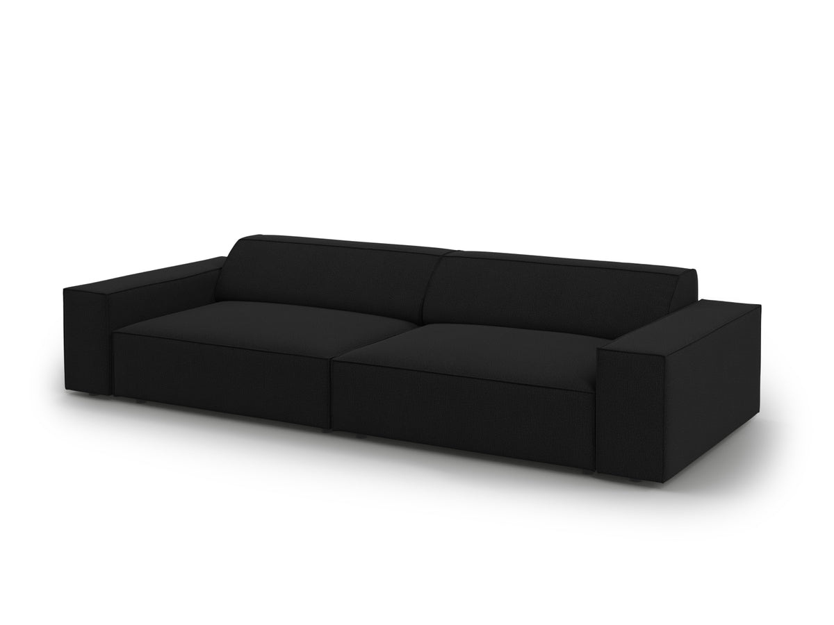 Jodie Modulares Sofa 3 Sitzer in Black-Megan präsentiert im Onlineshop von KAQTU Design AG. 3er Sofa ist von Micadoni