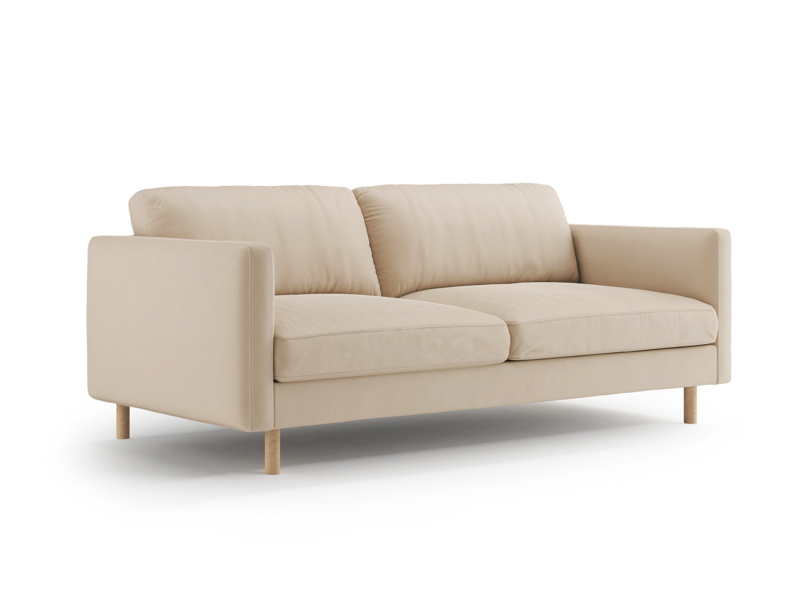 Entdecken Sie das Eden Velour Sofa 3-Sitzer von Micadoni: Hochwertiges Velours, modernes Design und optimaler Komfort für Ihr Zuhause.
