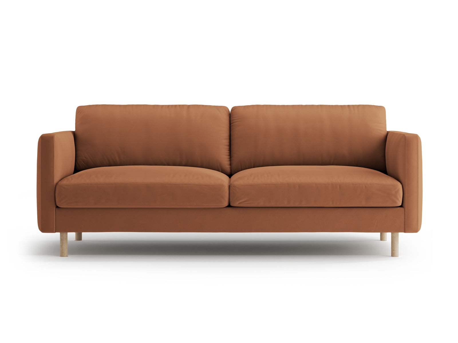 Eden Velour Sofa 3 Sitzer in Honey-Paris präsentiert im Onlineshop von KAQTU Design AG. 3er Sofa ist von Micadoni
