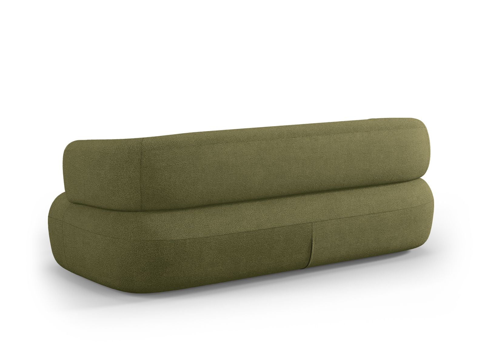 Gemütliches 3-Sitzer Sofa Jenny in ansprechendem Grünton, perfekt für stilvolle Wohnzimmer und entspannte Abende.