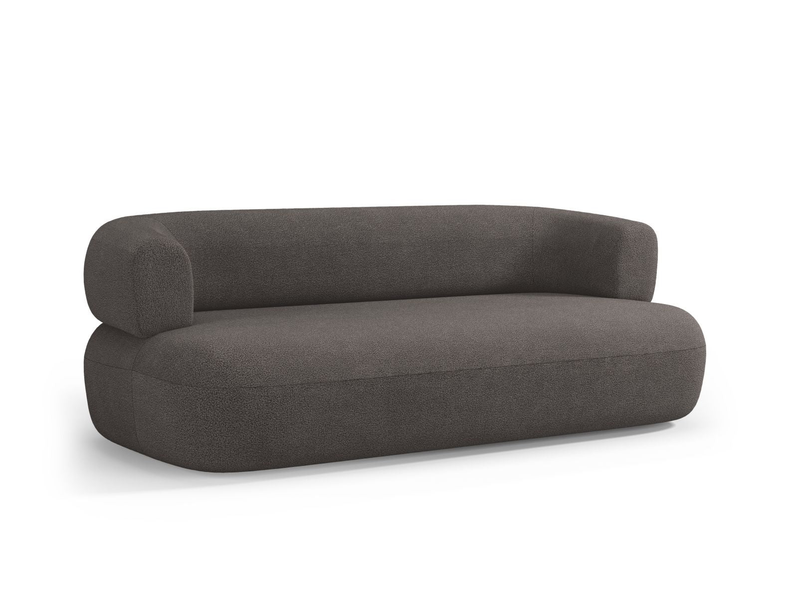 Elegantes 3-Sitzer Sofa Jenny in klassischem Grau, ideal für moderne Wohnräume und gesellige Stunden mit Freunden und Familie.