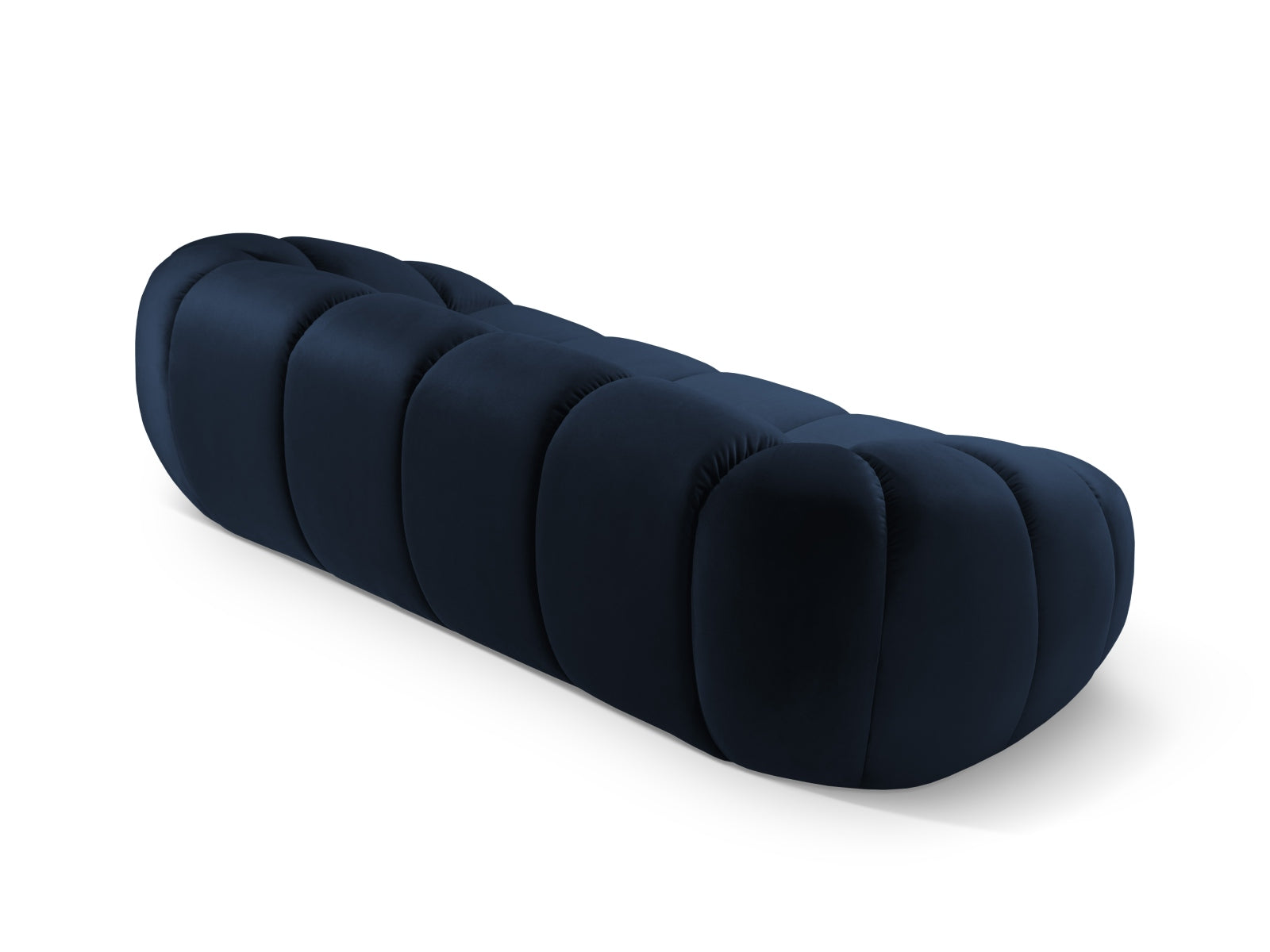Elegantes 3-Sitzer Sofa aus weichem Velours, ideal für stilvolle Wohnräume und entspannte Stunden mit Freunden und Familie.
