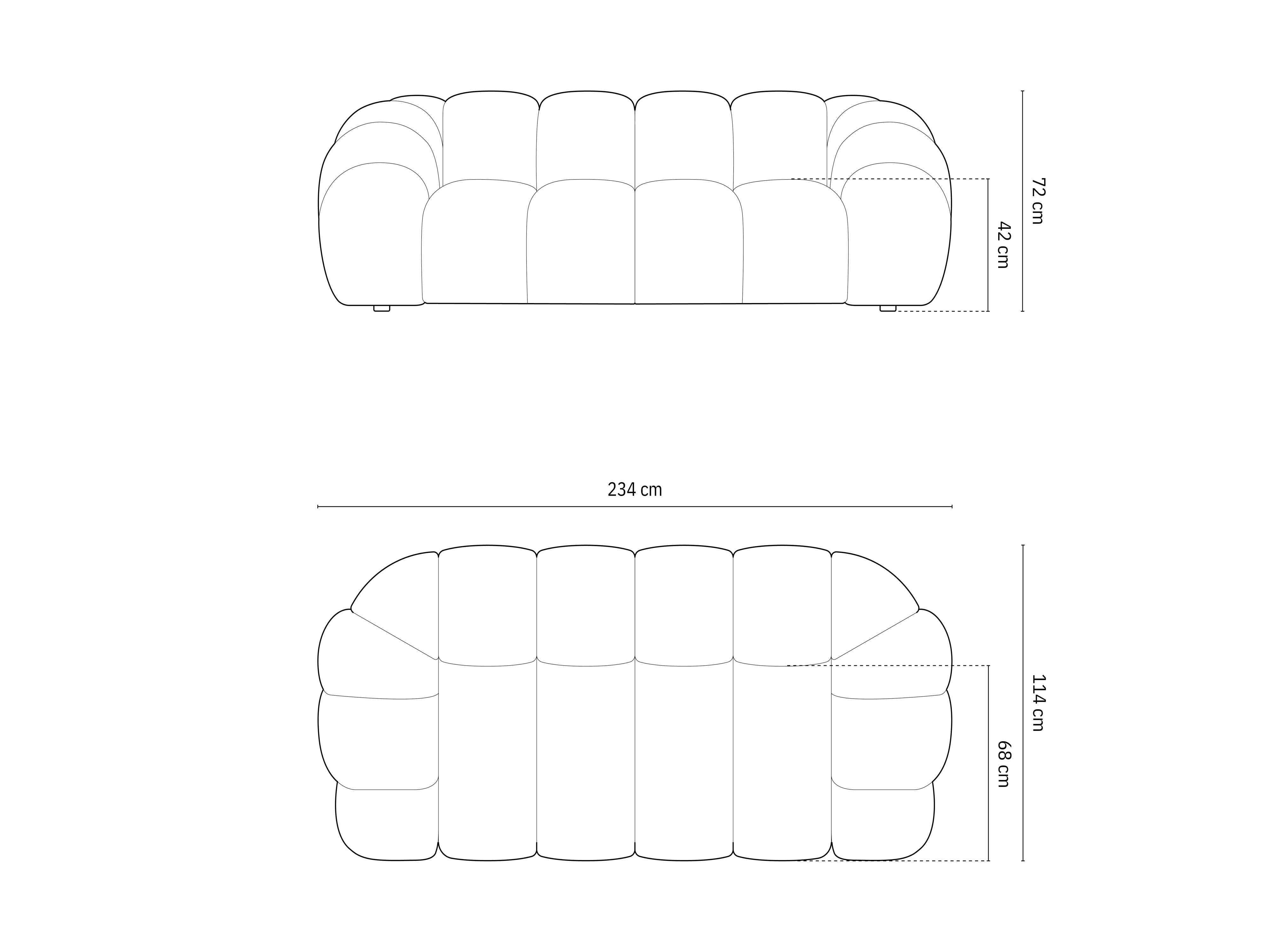 Entdecken Sie das elegante Diana Velour Sofa 3 Sitzer von Micadoni. Luxuriöser Velours, zeitgemässes Design und hervorragender Komfort für Ihr Wohnzimmer.