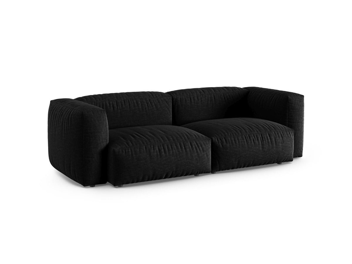 3-Sitzer Modular Sofa XL Martina in Black-Boston präsentiert im Onlineshop von KAQTU Design AG. 3er Sofa ist von Micadoni