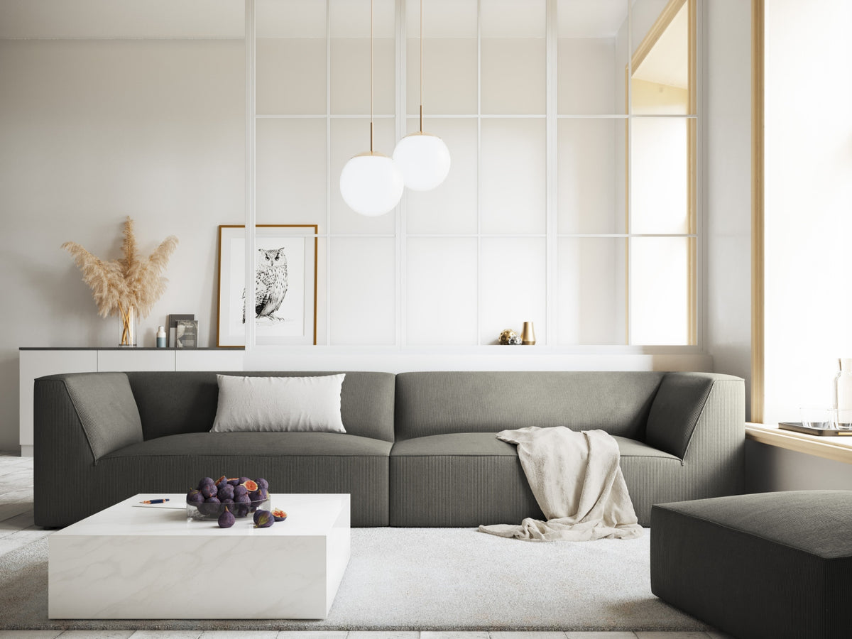 Ruby Sofa 4 Sitzer in Light Grey-Scala präsentiert im Onlineshop von KAQTU Design AG. 4er Sofa ist von Micadoni