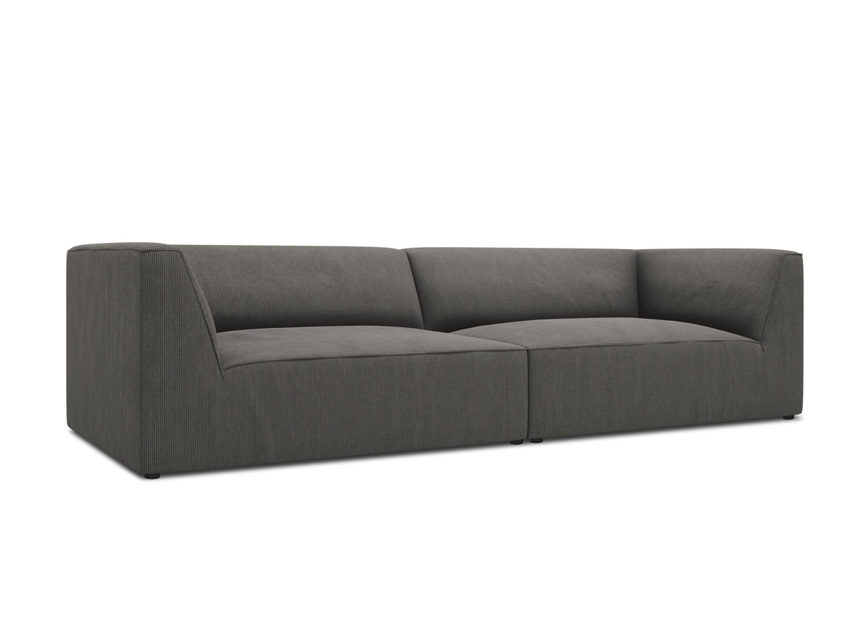 Ruby Sofa 4 Sitzer in Dark Grey-Scala präsentiert im Onlineshop von KAQTU Design AG. 4er Sofa ist von Micadoni
