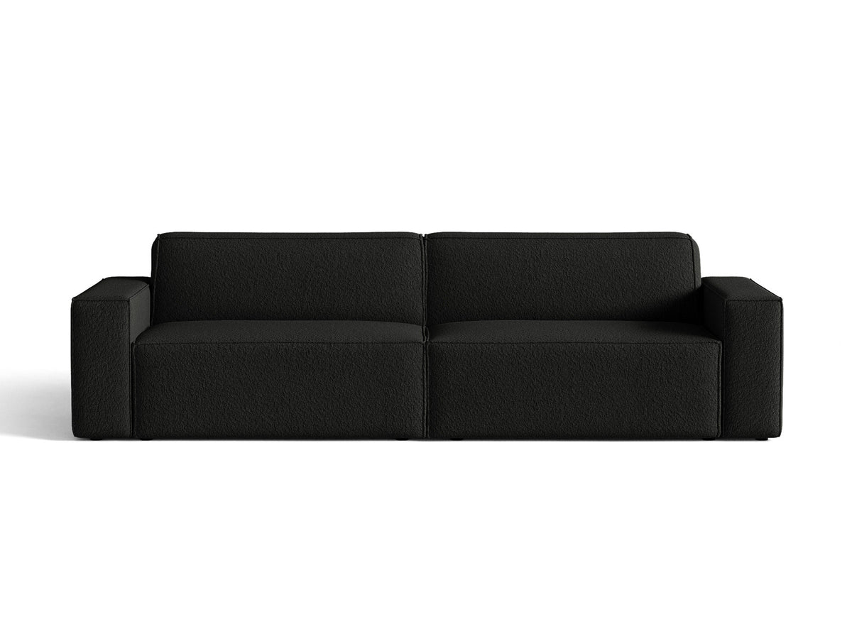 Jodie Boucle modulares Sofa 4 Sitzer in Black-Baloo präsentiert im Onlineshop von KAQTU Design AG. 4er Sofa ist von Micadoni