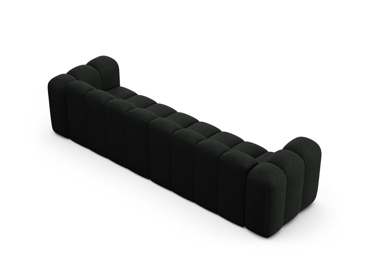 Lupine Modulares Sofa 4 Sitzer in Black-Baloo präsentiert im Onlineshop von KAQTU Design AG. 4er Sofa ist von Micadoni