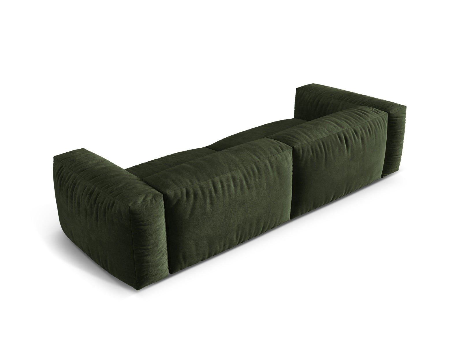 Modernes Martina 4-Sitzer Sofa in der Farbe Green-Vogue, vielseitig und anpassbar, perfekt für jedes stilvolle Zuhause.