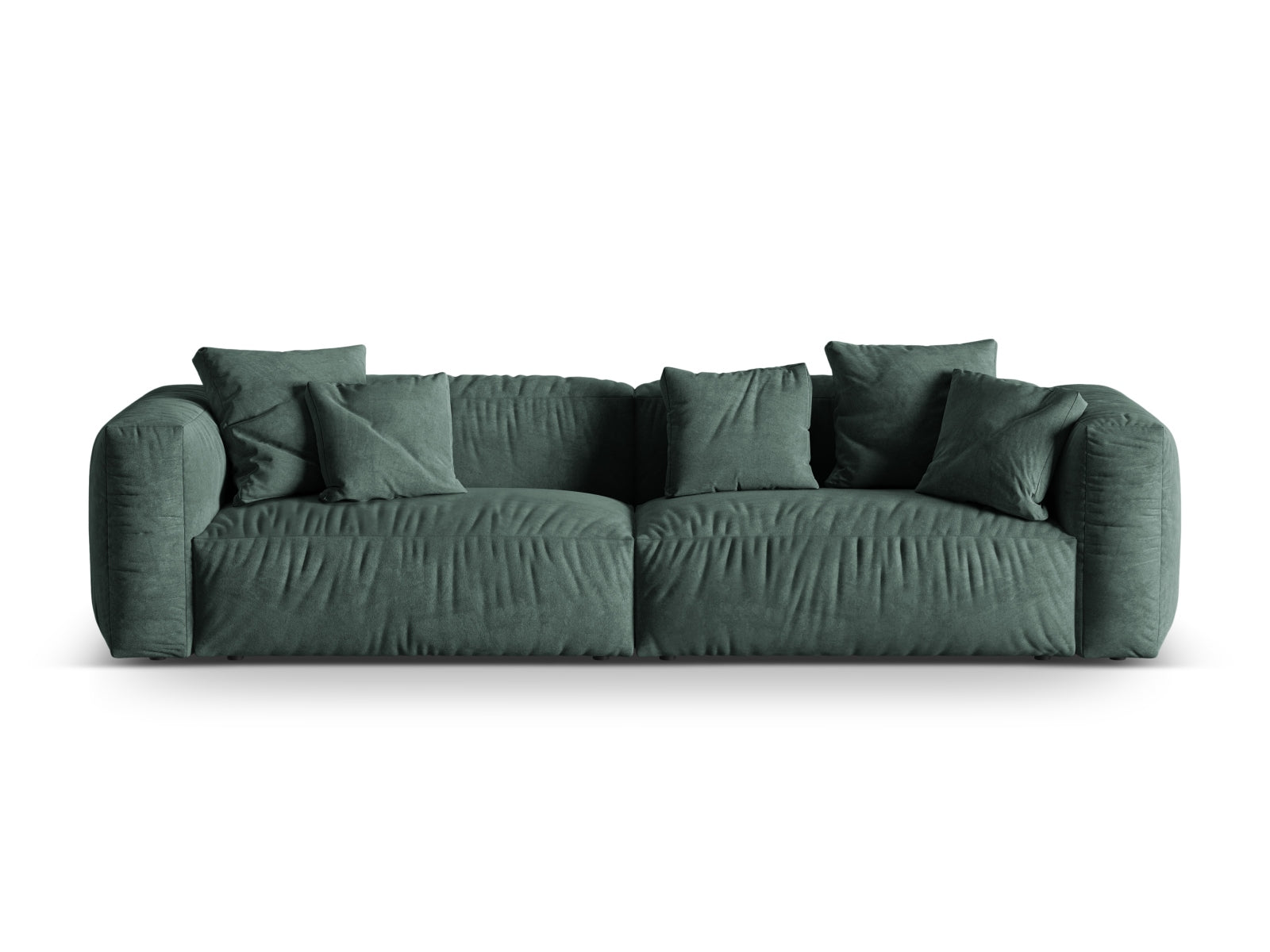 Martina Modulares Sofa 4 Sitzer in Petrol präsentiert im Onlineshop von KAQTU Design AG. 3er Sofa ist von Micadoni