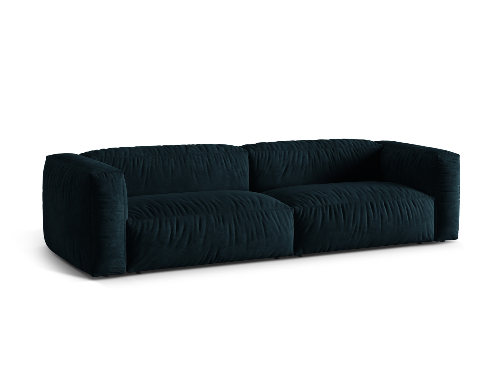 Elegantes Martina Modulares Sofa für 4 Personen in tiefem Petrol, ideal für stilvolle Wohnräume. Hochwertige Verarbeitung von Micadoni.
