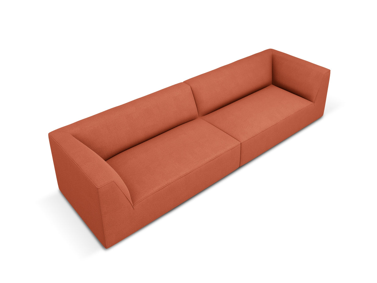 Ruby Sofa 4 Sitzer in Coral-Ottawa präsentiert im Onlineshop von KAQTU Design AG. 4er Sofa ist von Micadoni