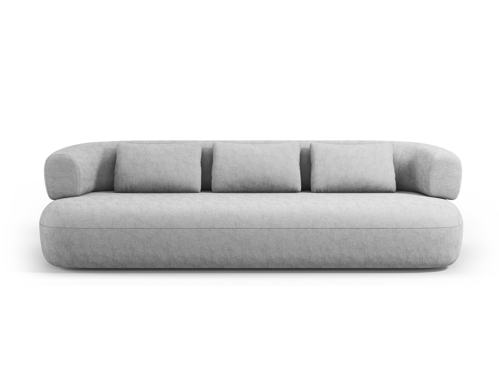 Jenny Sofa 4 Sitzer in Silver präsentiert im Onlineshop von KAQTU Design AG. 4er Sofa ist von Micadoni