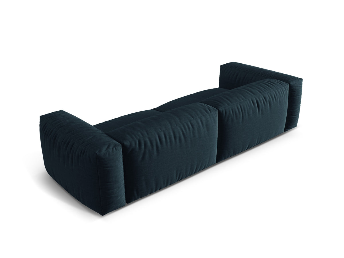 Martina Modulares Sofa 4 Sitzer in Blue Jeans-Boston präsentiert im Onlineshop von KAQTU Design AG. 3er Sofa ist von Micadoni