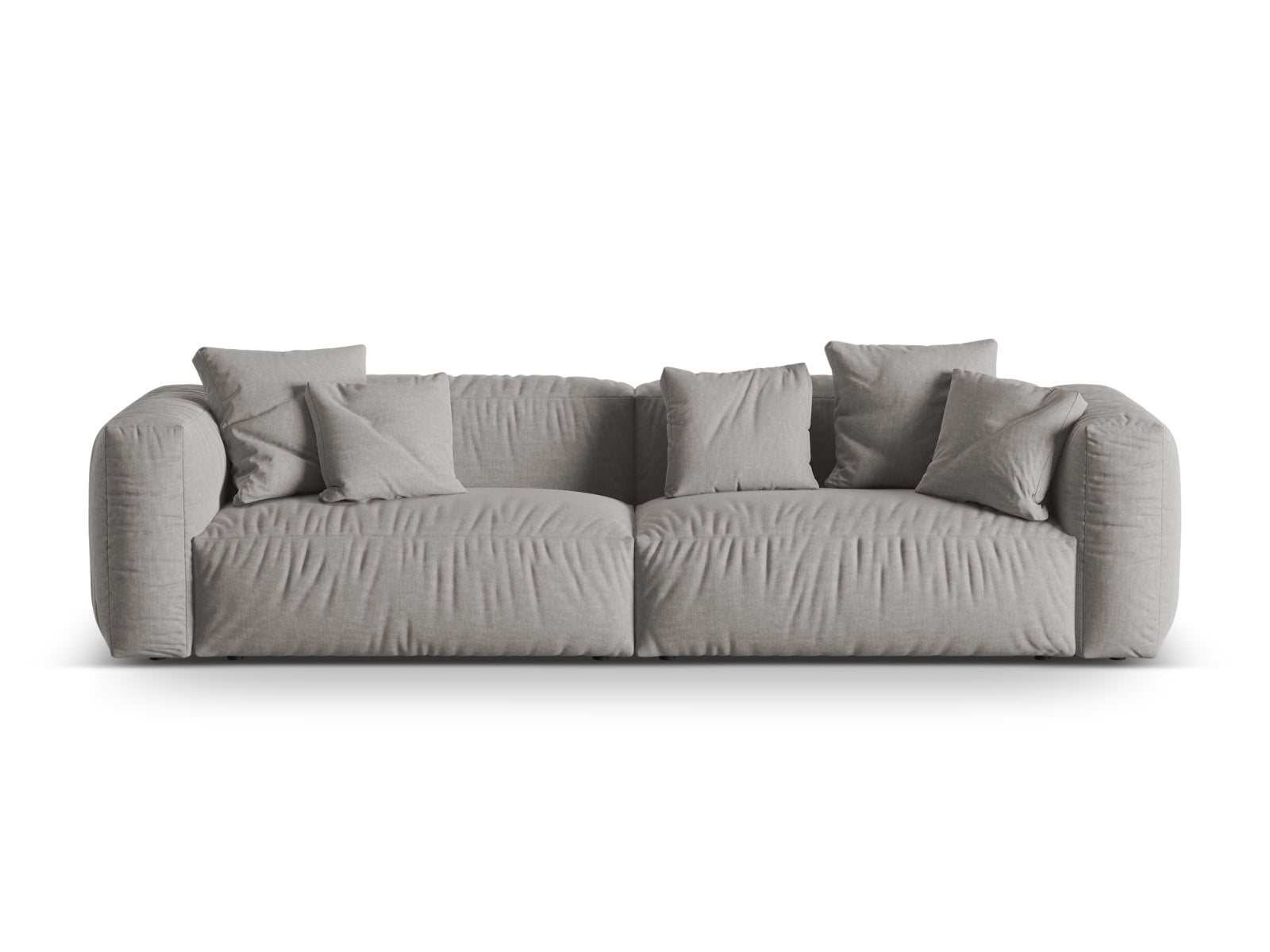 Martina Modulares Sofa 4 Sitzer in Light Grey präsentiert im Onlineshop von KAQTU Design AG. 3er Sofa ist von Micadoni