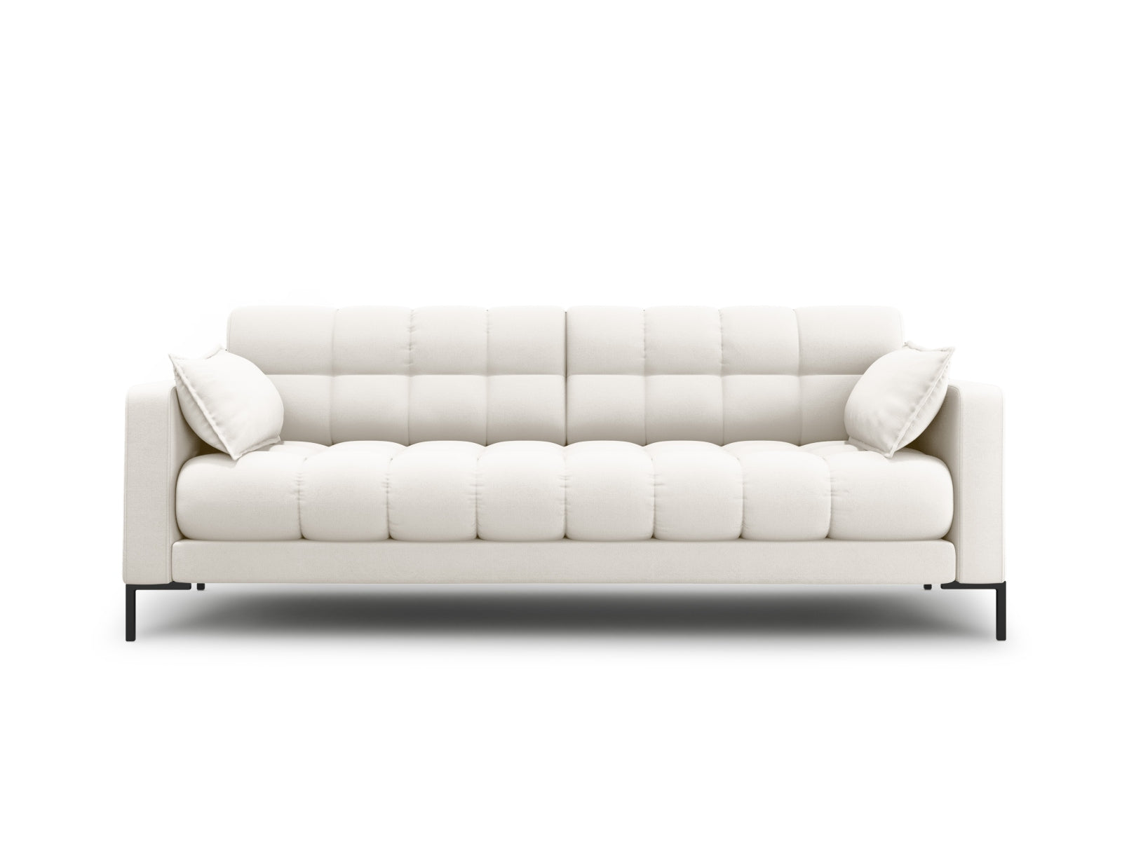 Mamaia Sofa 4 Sitzer in Light Beige/Schwarz-Neve präsentiert im Onlineshop von KAQTU Design AG. 4er Sofa ist von Micadoni