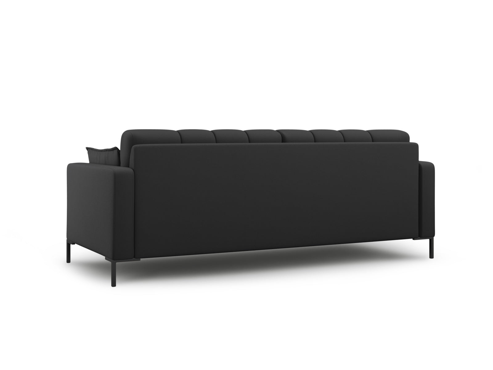 Modernes 4-Sitzer Sofa Mamaia in edlem Dunkelgrau/Schwarz von Micadoni, perfekt für entspannte Stunden und stilvolle Einrichtung.