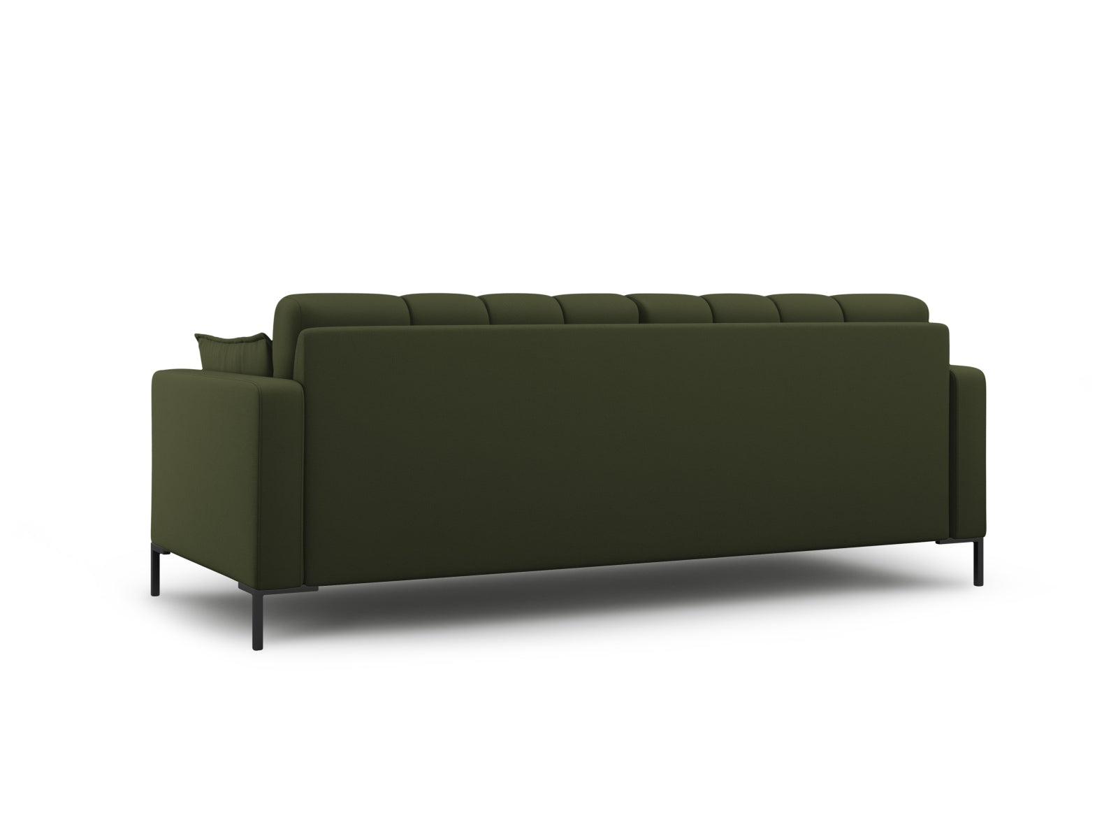 Stylisches 4-Sitzer Sofa Mamaia von Micadoni in ansprechendem Grün und Schwarz, perfekt für zeitgemäße Inneneinrichtungen.