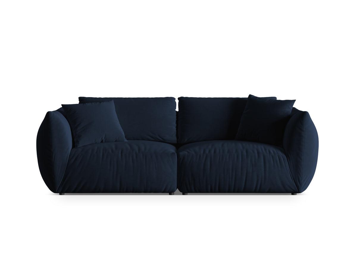Chris Velour Modular Sofa 4 Sitzer in Royal Blue-Casino präsentiert im Onlineshop von KAQTU Design AG. 4er Sofa ist von Micadoni