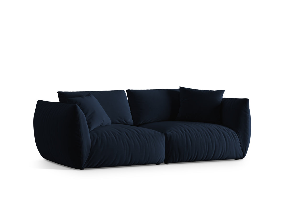 Chris Velour Modular Sofa 4 Sitzer in Royal Blue-Casino präsentiert im Onlineshop von KAQTU Design AG. 4er Sofa ist von Micadoni