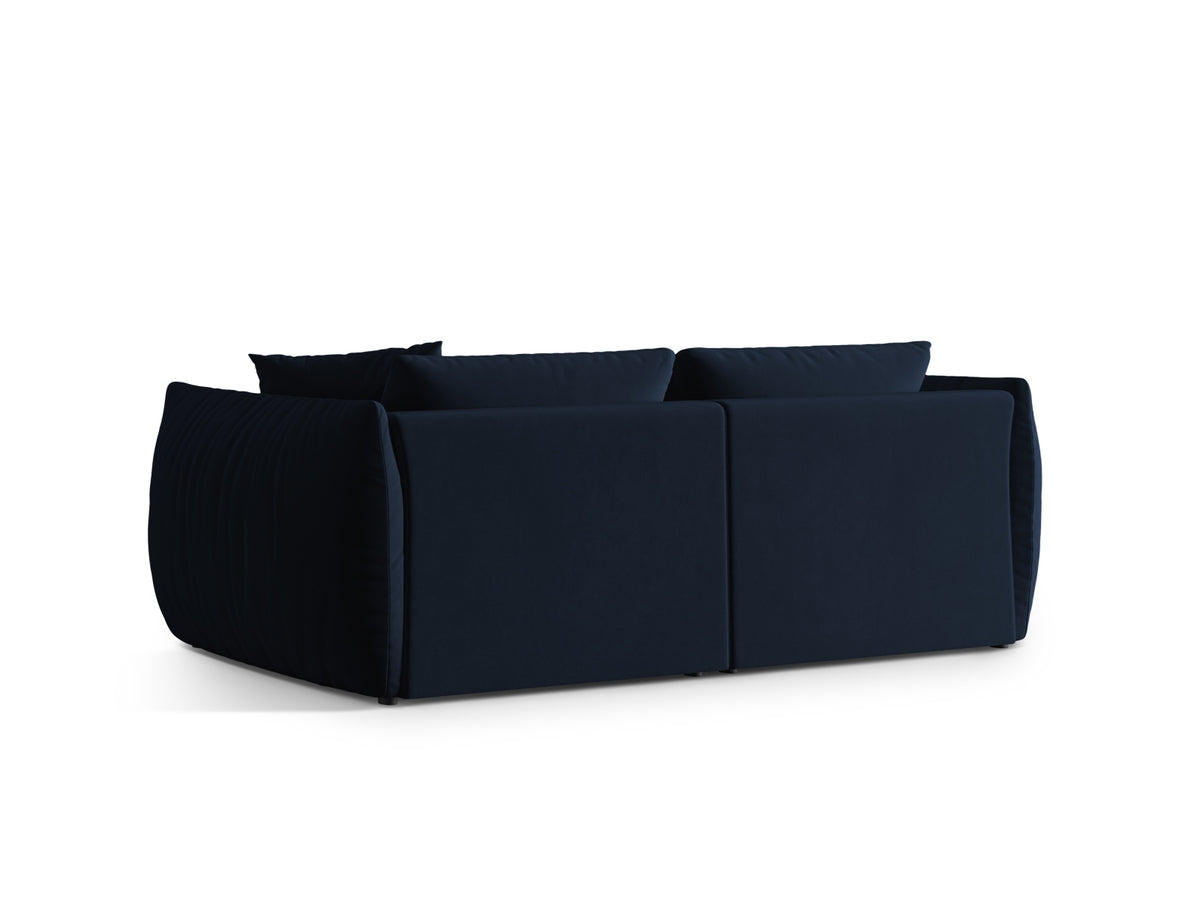 Chris Velour Modular Sofa 4 Sitzer in Royal Blue-Casino präsentiert im Onlineshop von KAQTU Design AG. 4er Sofa ist von Micadoni