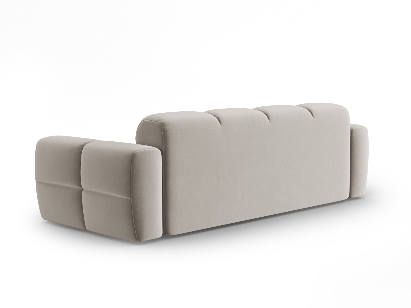 Entdecken Sie das stilvolle Lisa Velour Sofa 4 Sitzer von Micadoni. Ideal für Ihr Wohnzimmer, bietet es höchsten Komfort und modernes Design.