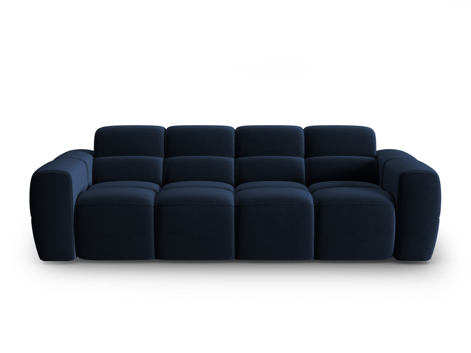 Lisa Velour Sofa 4 Sitzer in Royal Blue präsentiert im Onlineshop von KAQTU Design AG. 4er Sofa ist von Micadoni
