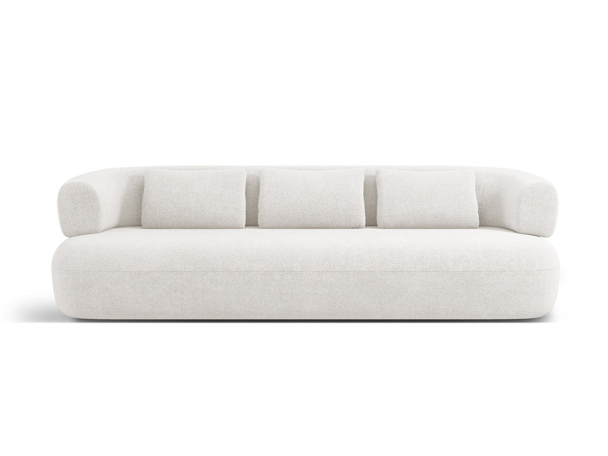 Jenny Boucle Sofa 4 Sitzer in Ivory-Now or Never präsentiert im Onlineshop von KAQTU Design AG. 4er Sofa ist von Micadoni
