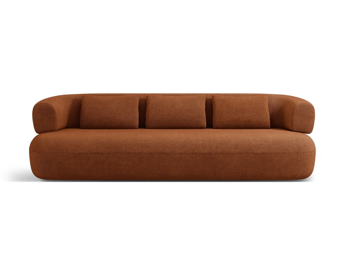 Jenny Boucle Sofa 4 Sitzer in Brick-Now or Never präsentiert im Onlineshop von KAQTU Design AG. 4er Sofa ist von Micadoni