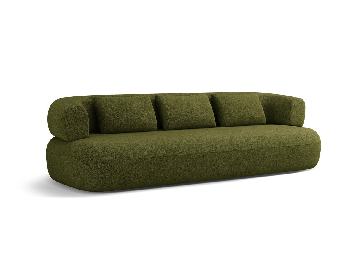 Jenny Boucle Sofa 4 Sitzer in Green-Now or Never präsentiert im Onlineshop von KAQTU Design AG. 4er Sofa ist von Micadoni