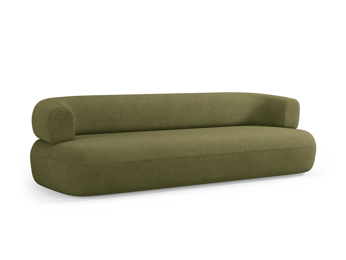 Jenny Boucle Sofa 4 Sitzer in Green-Now or Never präsentiert im Onlineshop von KAQTU Design AG. 3er Sofa ist von Micadoni