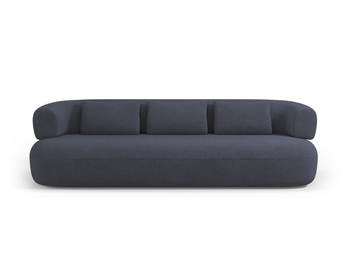Jenny Boucle Sofa 4 Sitzer in Dark Blue-Now or Never präsentiert im Onlineshop von KAQTU Design AG. 3er Sofa ist von Micadoni