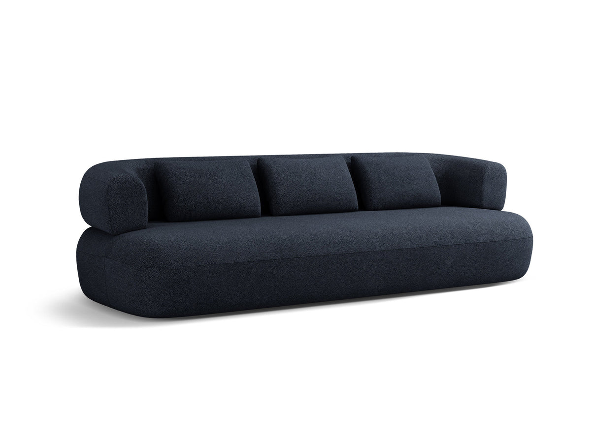 Jenny Boucle Sofa 4 Sitzer in Dark Blue-Now or Never präsentiert im Onlineshop von KAQTU Design AG. 4er Sofa ist von Micadoni