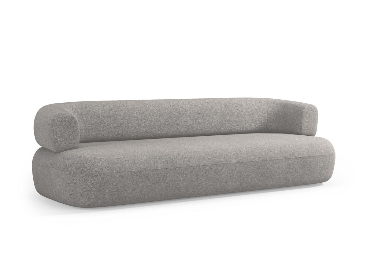 Jenny Boucle Sofa 4 Sitzer in Light Grey-Now or Never präsentiert im Onlineshop von KAQTU Design AG. 3er Sofa ist von Micadoni